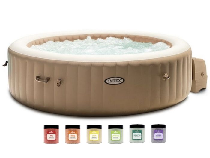 Intex Purespa Bubble Massage + Aquatural Set met Aroma Crystals