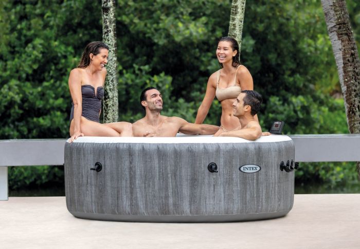 4 Persoons Greywood Bubble Deluxe - Intex PureSpa
