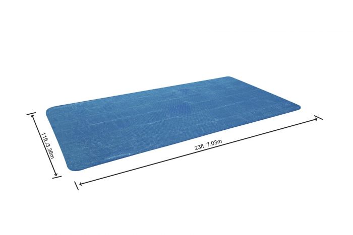 Solar Cover voor rechthoekige zwembaden 640 x 274 x 132 cm en 732 x 336 x 132 cm