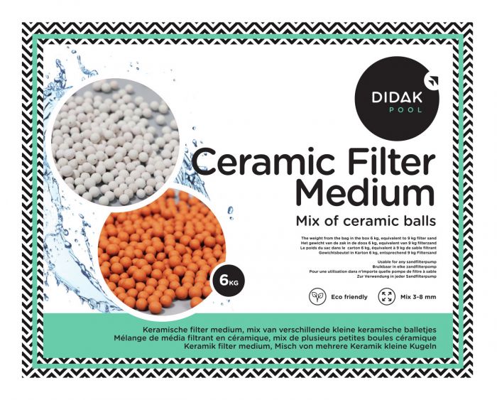 Ceramic Filter Medium – Mix 3 soorten Keramische balletjes 3.0 – 4.0 mm – 6 kg