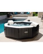 6 Pers. Jet & Bubble Deluxe - Intex PureSpa Carbone