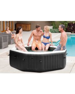 4 Persoons Carbone Jet & Bubble Deluxe - Intex PureSpa - WiFi