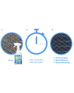 Aquatural Grid Cleaner Reinigingsmiddel Warmtepomp en Airco 1 liter